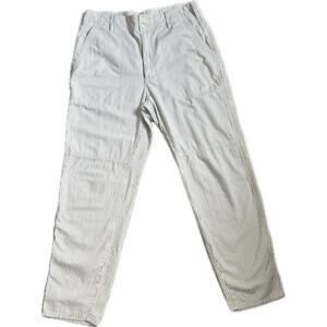 Seersucker Pants, 100% Cotton, Navy Stripe, Preppy Summer American Eagle, Size 6